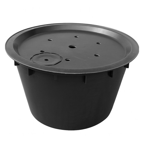 Becken mit gfk deckel - pe, Ø