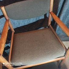 teak stuhl mit armlehne danish