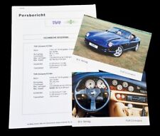 TVR CHIMAERA 4.0 Sportscar Presse Information 1999 AQ