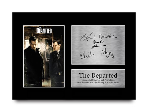 Departed signed pre printed - signed,