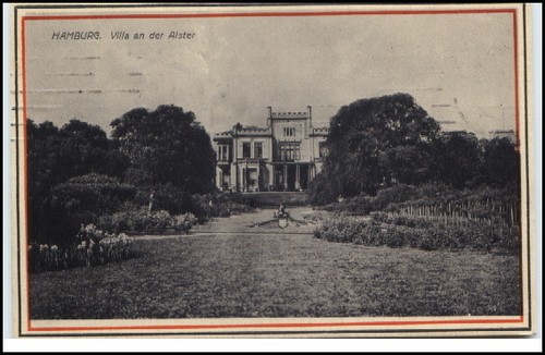 Hamburg alte postkarte 1916 - hamburg,