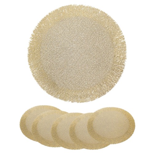 Platzset rund gold - platzset,