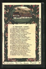 Steindruck-AK Gasthaus