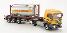 MAN Tankcontainer-SZ Bertschi AG Dürrenäsch 50 J. AWM 1:87 H0 ohne OVP [ME6-E0]