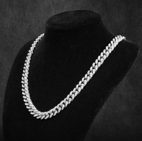 Iced out cuban link - iced,
