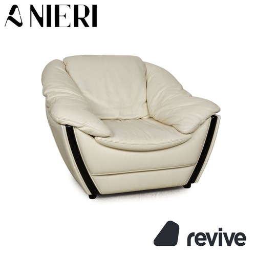 Nieri leder sessel creme - leder,