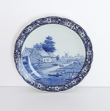 Niederländischer handbemalter Royal Sphinx Maastricht Delfter Teller 