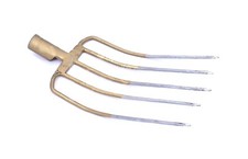 Dunggabel Mistgabel Heugabel Spatengabel Forke Gabel 5 Zinken ohne Stiel WI5N