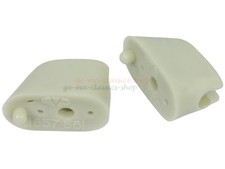 Sonnenblenden Halter für VW Käfer Karmann 64-67 Bus T2 Weiß Sonnenblende Paar