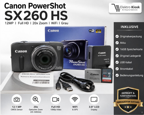 Canon powershot sx260 - sx260, hs