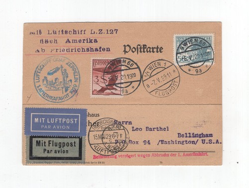 1929 österreich zeppelin - 1929,