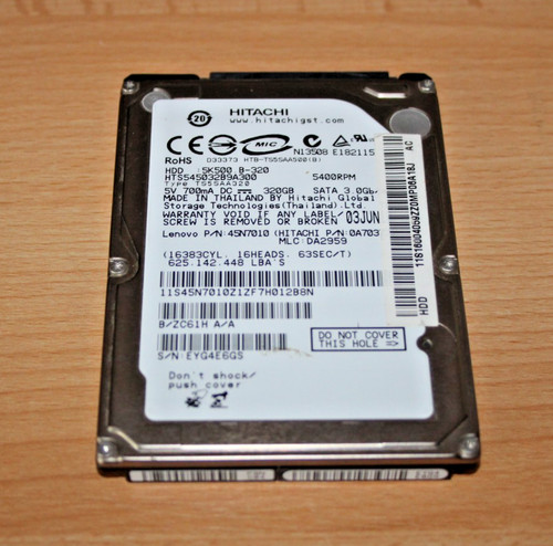 Hitachi travelstar 5k500 - hitachi, 5k500.b
