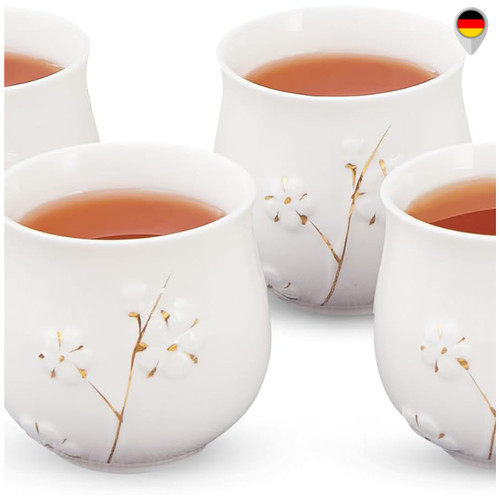 Japanische teetassen 4er set - teetassen,