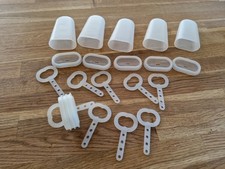 5 x Tupperware Eis am Stiel + 3 Deckel + 4 Stiele als Ersatzteile gebraucht 