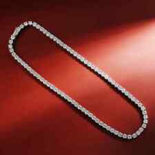 4 kt Tennis Halskette 4 mm