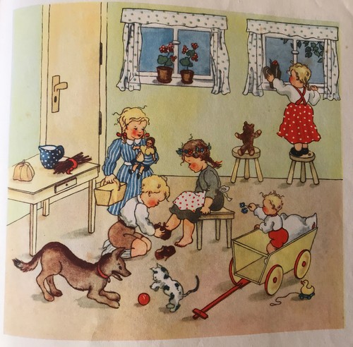 Glückliches kinderland - glückliches, um