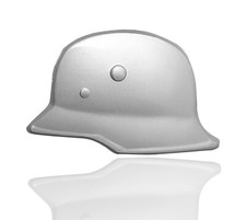 Stahlhelm M35 Pin (Silber)