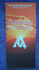 COLORADO SUNWAYS 1974 BROCHURE