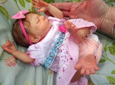 Reborn Prem Baby Mädchen 14"