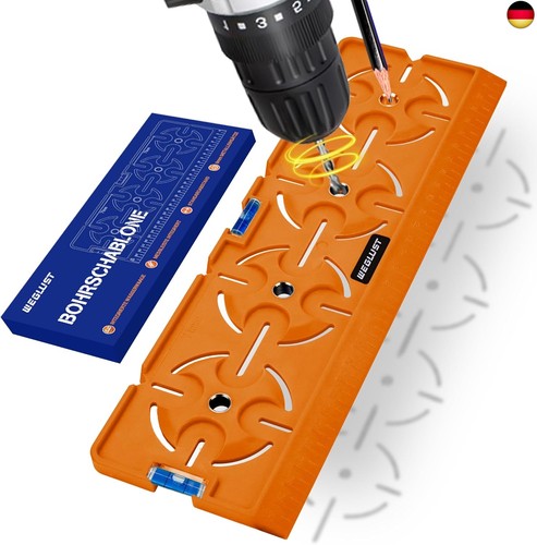 Bohrschablone mit wasserwaage - mit,