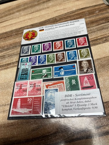 Briefmarken ddr sortiment - briefmarken,