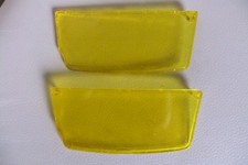 2x Glas Blende Nebelscheinwerfer GELB original Mercedes /8 W114 W115 Strich acht