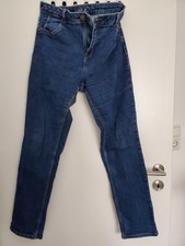 C&A neuwertige Damen Jeans Slim Blau schmales Bein BW/Stretch Gr. 46