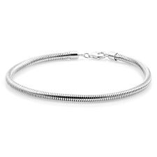 925 Sterling Silber Schlangenkette Armband 3,0 mm SIlver Damen Herren