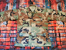 Woodland USA ARMY CAMO VINTAGE JACKE GRÖSSE L ARMEE CAMOUFLAGE FIELD