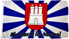 Hamburg - Die Macht im Norden! - Fahne Flagge Flag Fussball #506