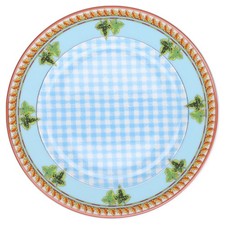 Kuchenteller blau Rosenthal Versace Casual - ivy leaves passion
