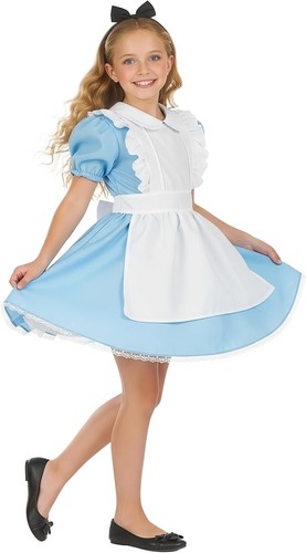 Blaues alice kostüme kinder - blaues,