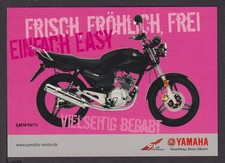 Ansichtskarte Motorrad Reklame Yamaha YBR125 Frisch Fröhlich Frei