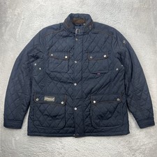 Vintage Belstaff Herren Jacke Daunen Steppjacke Gr. XXL Blau Winter Gold Label