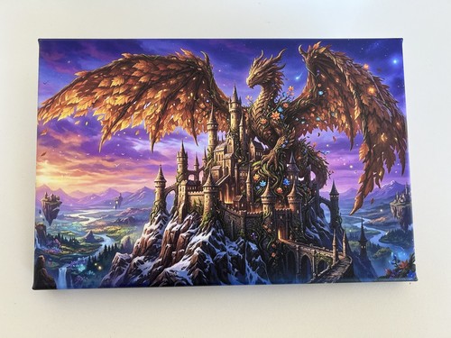 Fantasy leinwandbild drache - fantasy,