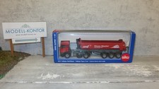 Siku 3522 in 1:55, Halfpipe Sattelkipper MAN rot Fliegl "Stone Master", NEU in O
