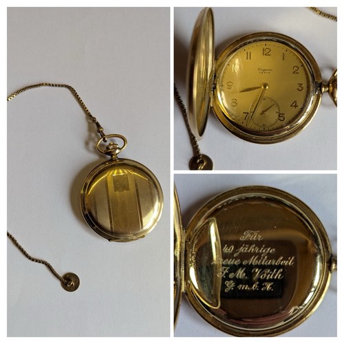 Dugena festa taschenuhr mit - taschenuhr,