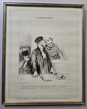 Lithographie Honore Daumier