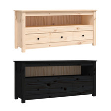 TV-Schrank Unterschrank TV Tisch TV Board  Schrank 114x35x52cm Massivholz Kiefer