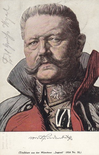 Ansichtskarte hindenburg - ansichtskarte,