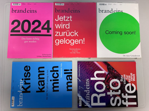 Brand eins das - eins,