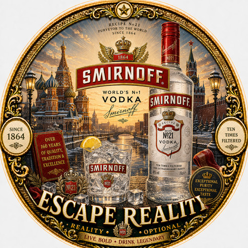 Smirnoff durchmesser 4 - 23, cm