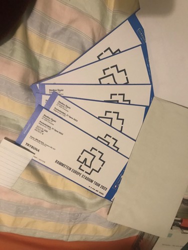 Rammstein ticket - rammstein,