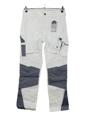 Leib Wächter FLEXH Arbeitshose Herren Weiß Gr. 48 (M) Bundhose Arbeitskleidung