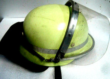 Feuerwehr Helm  Motorrad Moped ähn. NVA Stahlhelm THW Polizei Katastrophenschutz