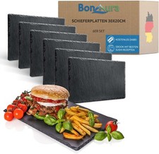 6er Set Schieferplatten 30x20