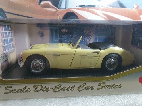 Kyosho austin healey 100 gelb - healey,