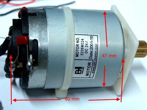 Motor mit sehr - v,
