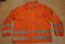 ARBEITS - JACKE  ORANGE  GRÖSSE  54