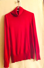 ROTER ROLLKRAGEN PULLOVER GR M
